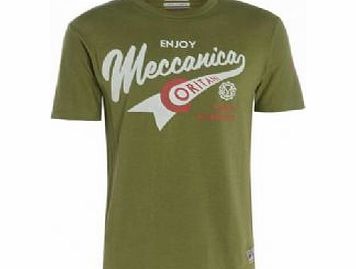 Meccanica Clothing Meccanica Enjoy T-shirt Olive