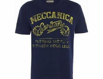 Meccanica Clothing Meccanica Fun Between Your Legs T-shirt Navy