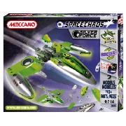 Meccano Space Chaos Silver Force Fighters 805101