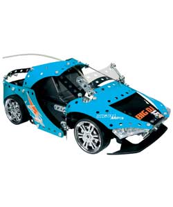 Meccano Tuning Remote Control Sound System Blue Car