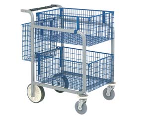 Medford minor plus mail trolley 3 baskets