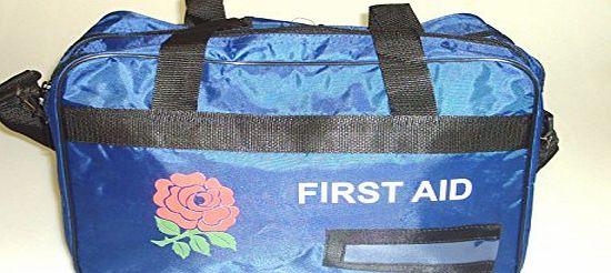 MEDI POUCH SUPERIOR RUGBY FIRST AID KIT IN QUALITY FIRST AID EQUIPMENT BAG. (CLUB NAME TO BE PRINTED FREE OF CHARGE, PRINT DETAILS TO BE SUPPLIED AT TIME OF ORDERING)