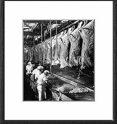 Media Storehouse Framed Print Of Beef Carcasees