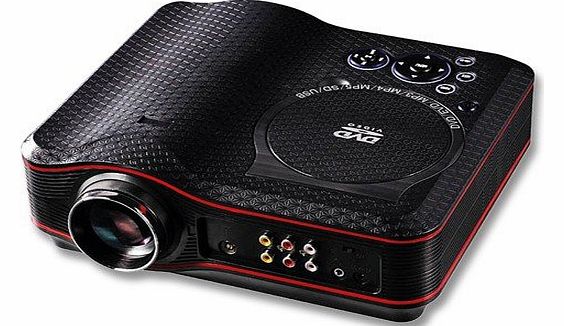 MediaLy LED XS100-DVD MINI LED DVD PROJECTOR   GAME CONSOLE