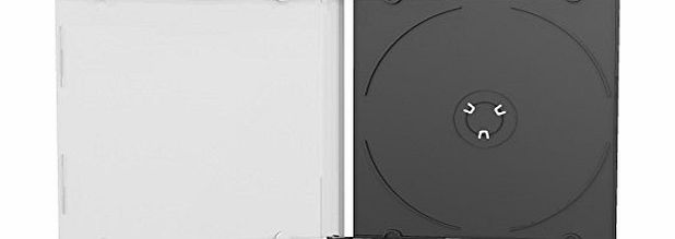 MEDIARANGE  BOX21-M Empty CD Case Pack of 50 Black