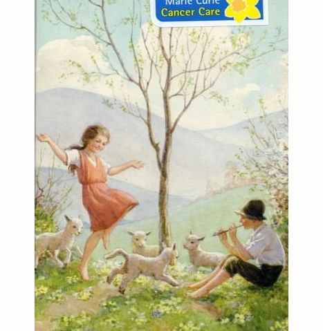 Medici Charity Easter Cards (MED1143) In Aid Of Marie Curie Cancer Care -The Dance of the Lambkins - Pack of 5