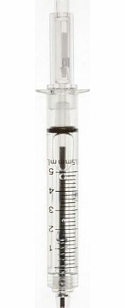 MedInc Unique Creative Clear Syringe Pen with Black ink