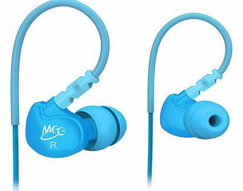 MEElectronics Sport-Fi M6 Noise Isolating In-Ear Headphones with Memory Wire (Teal)