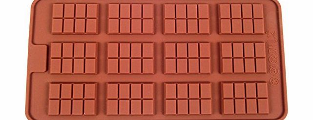 Meena Supplies Narrow Chocolate Button Moulds in Different Shapes Hearts, Birthday Flowers (Chocolate Bar)
