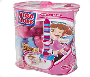 Mega Bloks 80 pink pieces
