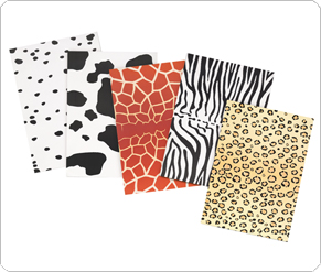 Mega Bloks Animal Print Card