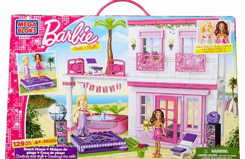 Mega Bloks Barbie: Build n Style Beach House