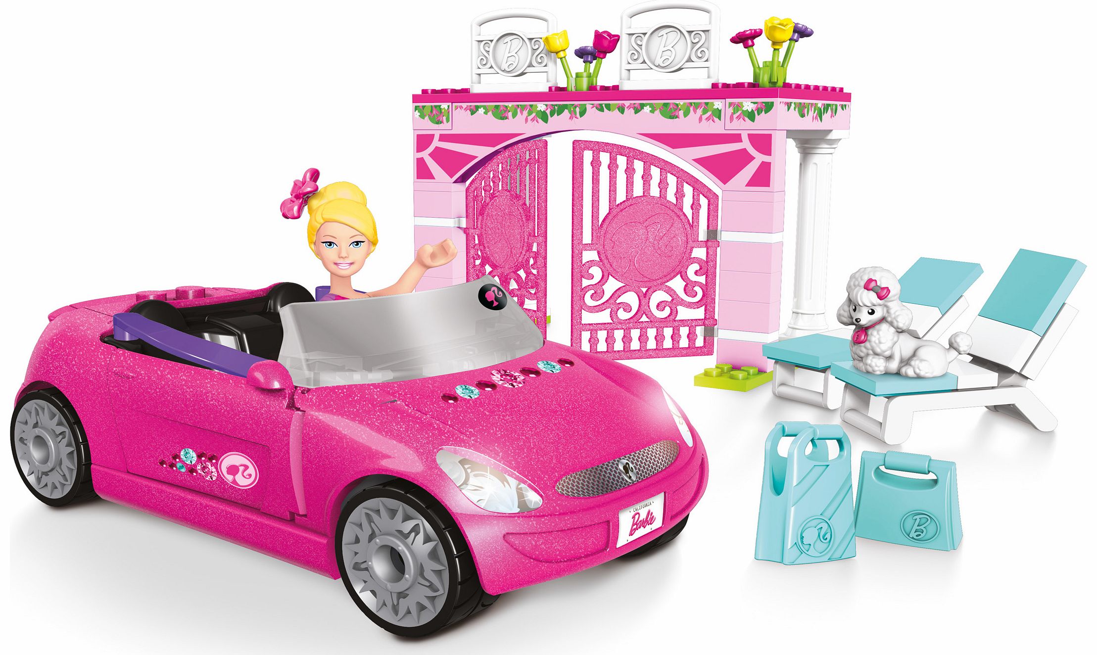 Mega Bloks Barbie Build N Style Convertible
