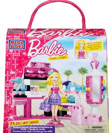 Mega Bloks Barbie Build N Style Fashion Stand