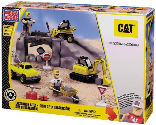 MEGA BLOKS Cat Excavation Site