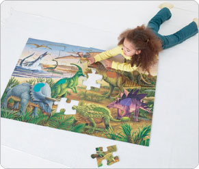 Mega Bloks Dinosaur Floor Puzzle