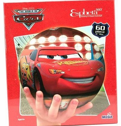 Disney Cars Lightning Mcqueen 3D 60 Piece Puzzle Sphere