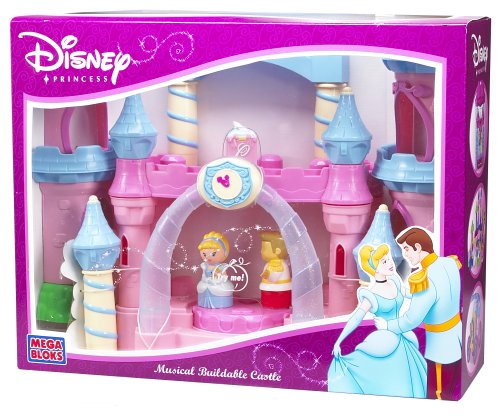 Mega Bloks Disney Princess 1147 - Cinderella Musical Buildable Castle (26pcs)