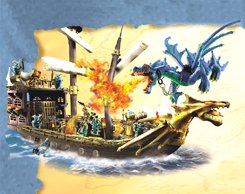 Mega Bloks dragons man-o-war
