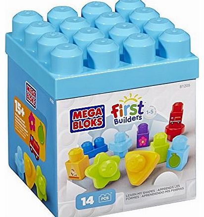 Mega Bloks First Builders Learning Cubes Colours and Shapes