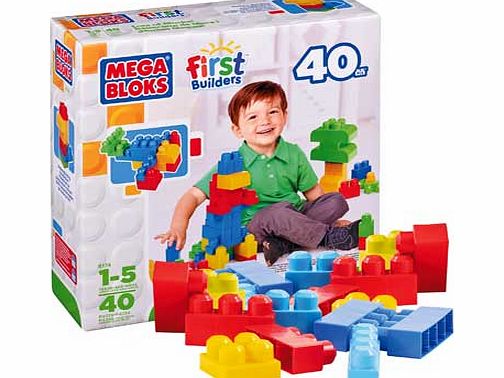 Mega Bloks First Builders Maxi Bloks - 40 Piece