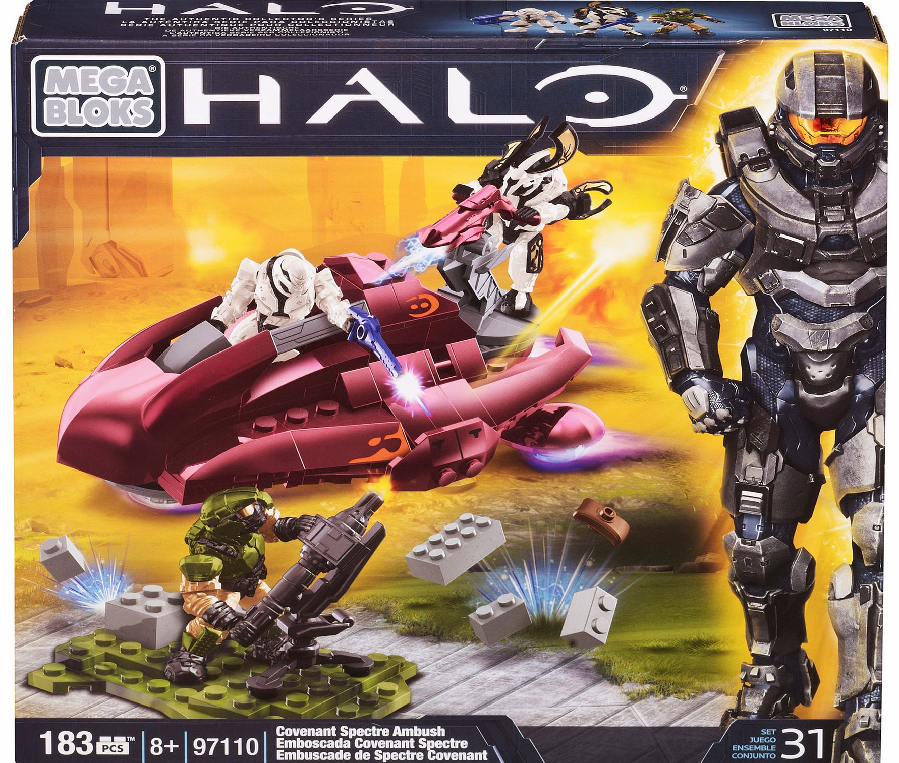 Mega Bloks Halo Covenant Spectre Ambush