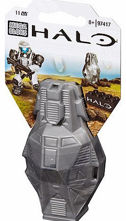 Mega Bloks Halo Metal Series Grey Figure