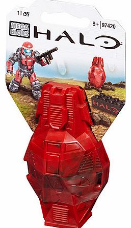 Mega Bloks Halo Metal Series Red Figure