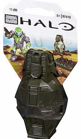 Mega Bloks Halo Metallic Series Green Figure