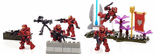 Mega Bloks Halo UNSC Fireteam Crimson