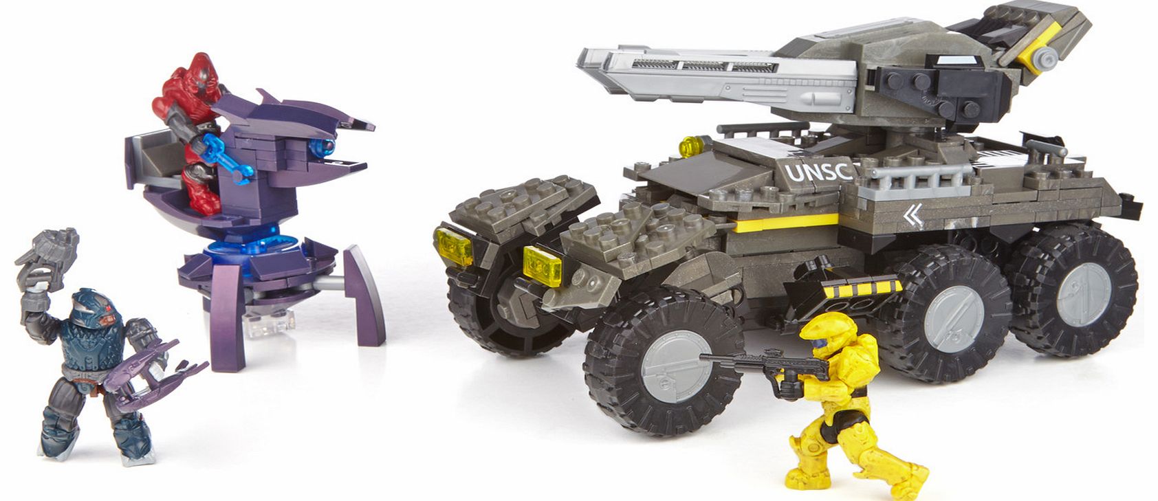 Mega Bloks Halo UNSC Night Ops Gausshog (Lights review, compare