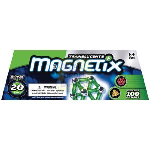 Magnetix 20 Pieces Transparent