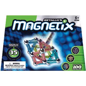 Magnetix 35 Pieces Metallics