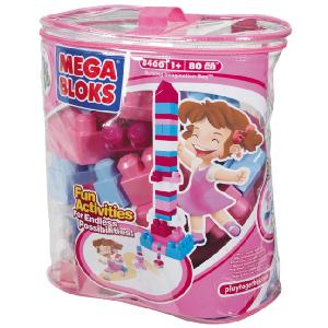 MEGA BLOKS Maxi Building Imagination Bag 80 Pieces