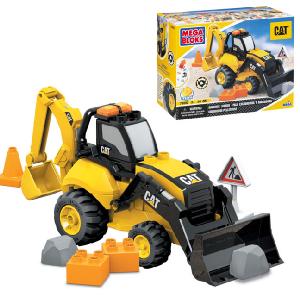 MEGA BLOKS Mini CAT Backhoe Loader