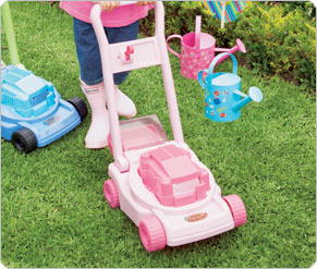Mega Bloks Pink Lawnmower