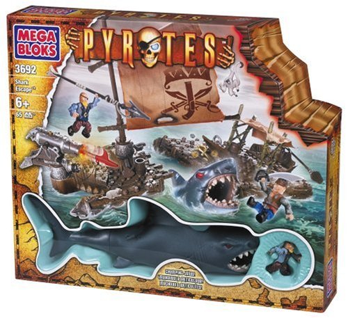 Mega Bloks Pyrates Shark Escape