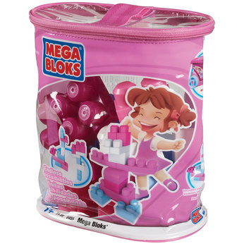 Mega Bloks Small Bag of Maxi Bricks Pink - (8455)