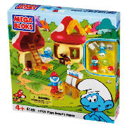 Mega Bloks Smurf Small Playset Papa Smurf