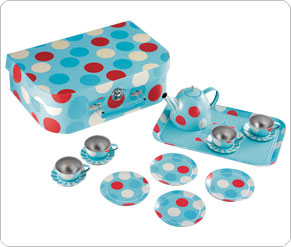 Mega Bloks Spotty Tin Tea Set