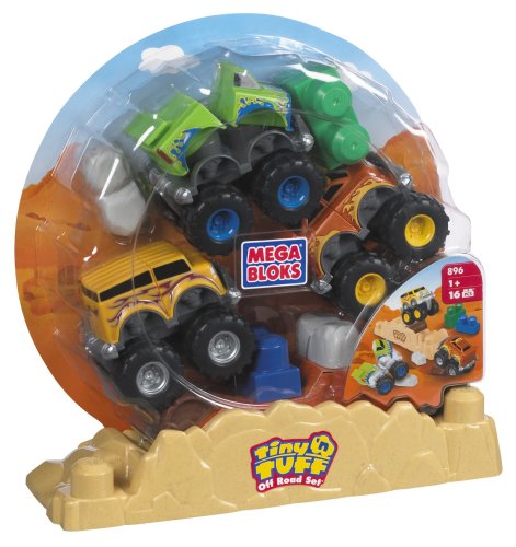 Mega Bloks Tiny n Tuff 896 - Off Road Set (16 pcs)