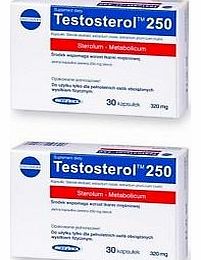 MEGABOL Testosterol 250 - mass and muscle growth booster (320mg / 30caps) x2