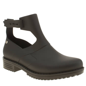 mel Black Open Boots