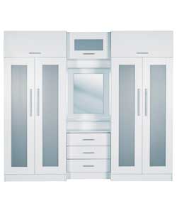 Melbourne 4 Door Large Fitment Wardrobe