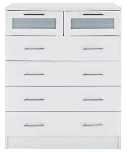 Melbourne 4 Wide 2 Narrow Drawer Chest - White