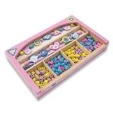 Melissa and Doug Playful Pals Wooden Bead Set