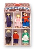 Melissa and Doug Wooden Family Doll Set