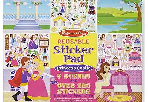 Reusable Sticker Pad - Princess Castle