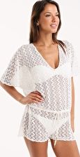Melissa Odabash, 1295[^]258683 Alaia Playsuit - Cream Knit