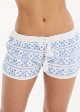 Melissa Odabash, 1295[^]258612 Carolina Shorts - White and Blue